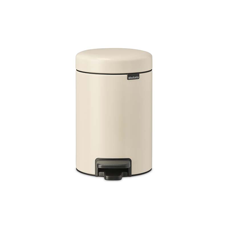 BRABANTIA NEWICON PEDAL BIN 3LT SOFT BEIGE