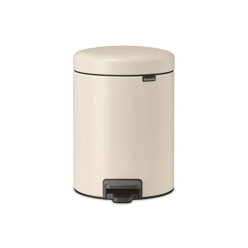 BRABANTIA NEWICON PEDAL BIN 5LT SOFT BEIGE