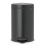 BRABANTIA PEDAL BIN NEWICON CONFIDENT GREY 12L