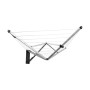 BRABANTIA WALLFIX 24M CLOTHESLINE WITH COVER