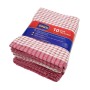 10 PACK TEA TOWELS MIXED COLOURS