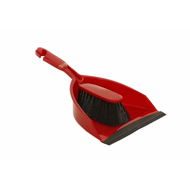 DUSTPAN & BRUSH SET ASSTD COLOURS