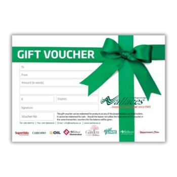 Wallaces Gift Voucher Card - Instore