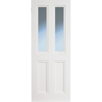 CLAREMONT PRIMED DOOR BEVELLLED GLAZED 80X34