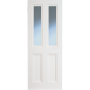 CLAREMONT PRIMED DOOR BEVELLLED GLAZED 80X34