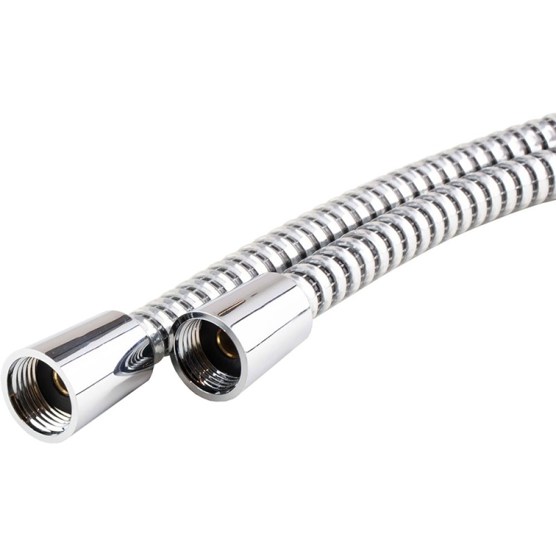 EUROSHOWERS SUPERSTRONG SHOWER HOSE-CHROME