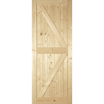 CAMDEN FRAMED LEDGED & BRACED DOOR 44mm 78X30