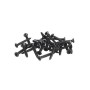 FIBROTECH PANEL SCREWS 100'S 4.2X30MM BLACK