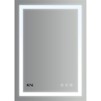 TEMA RIVOLLI IP44 LED MIRR 50X70  B/T,DEMIST,CLOCK