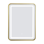 TEMA PALERMO IP44 RECTANG LED MIRROR 70X50 GOLD
