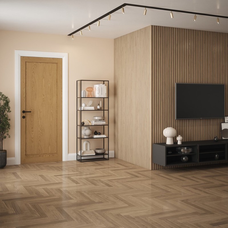 RUSHMORE SHAKER OAK DOOR PRE-FINISHED 80X32