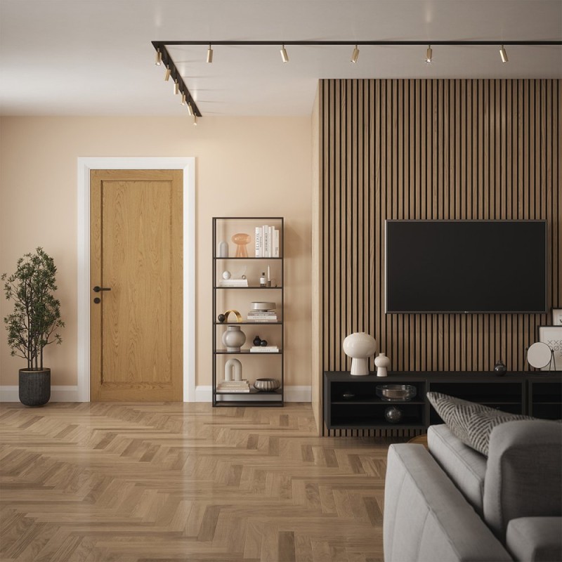 RUSHMORE SHAKER OAK DOOR PRE-FINISHED 80X32