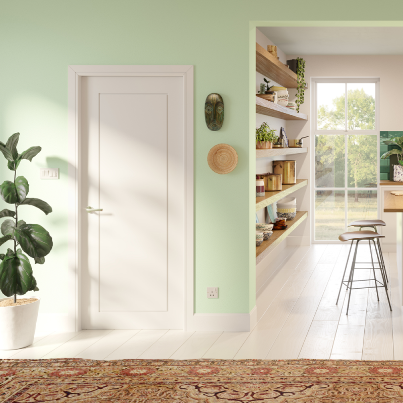 Atlanta 1 Panel Door FD30 78" X 26" X 44mm