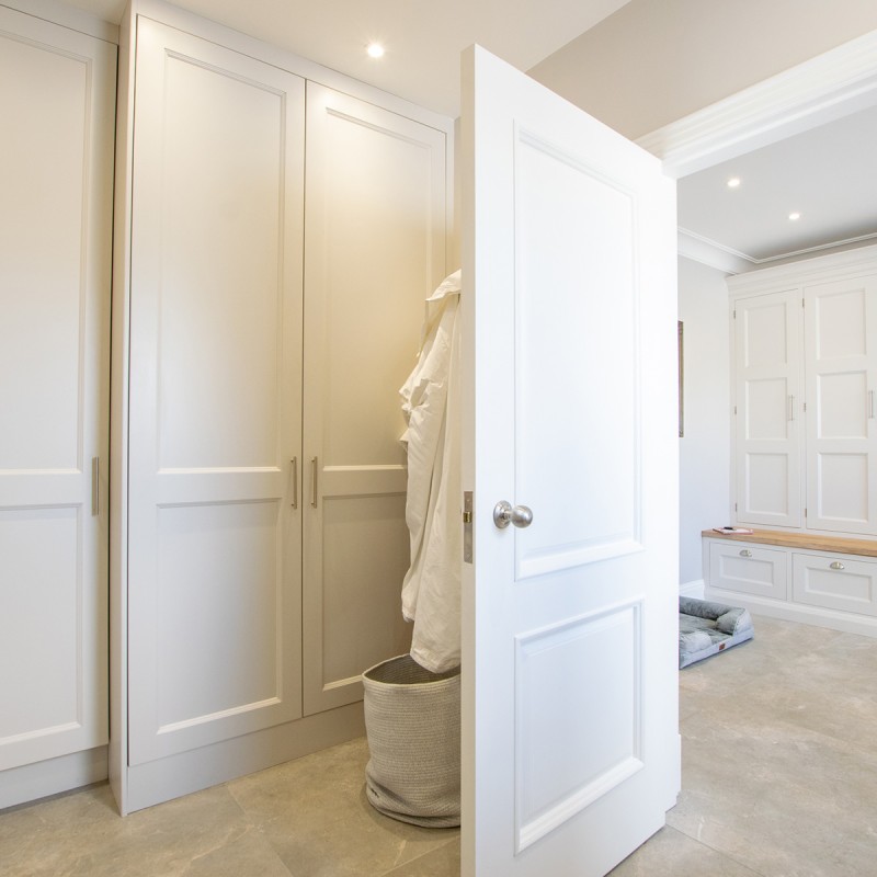 MONROE PRIMED 2P BOLECTION DOOR 80X32 CLEAR GLAZED