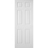 CARRICK MOULDED 6 PANEL SMOOTH DOOR 78 x 28 X 44MM