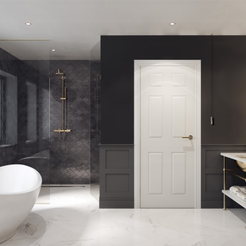 LEITRIM MOULDED 6P TEXT DOOR 78x30X44MM w LABEL