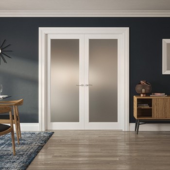 KENMORE WHITE PRIMED LAMSAFE GLAZED DOOR 80X32