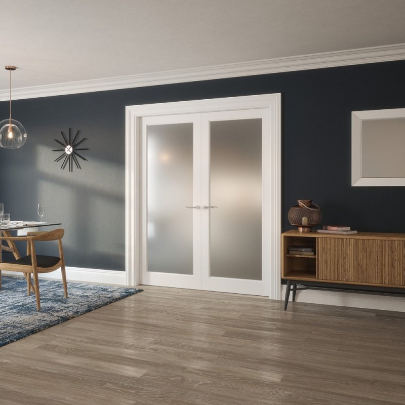 KENMORE WHITE PRIMED LAMSAFE GLAZED DOOR 80X32