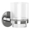TEMA MALMO TUMBLER HOLDER CHROME W GLASS TUMBLER