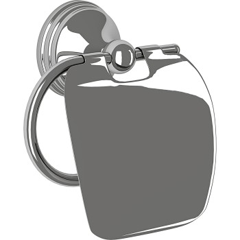 TEMA ARNO TOILET ROLL HOLDER WITH LID CHROME