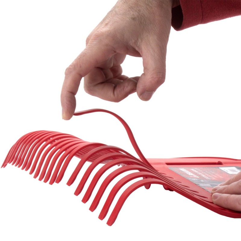 Plastic rake broom with 23 tines / 3035-23