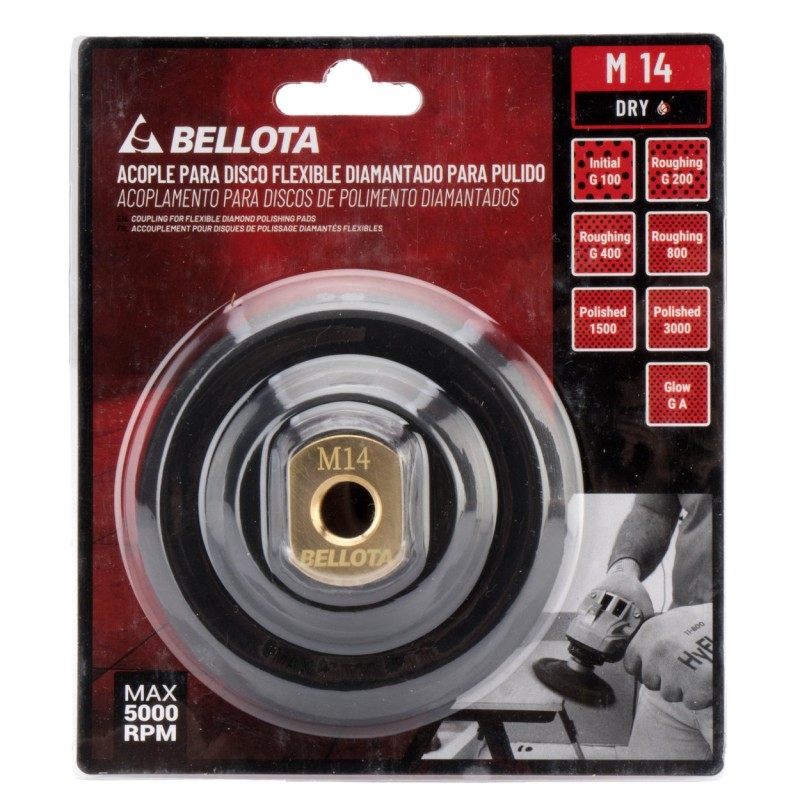 Holder for flexible diamond discs - M14 / DFDIAMSM14