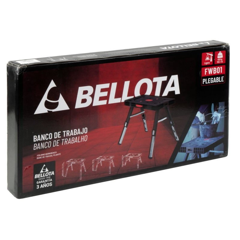 Folding workbench, adjustable in 3 heights / FWB01