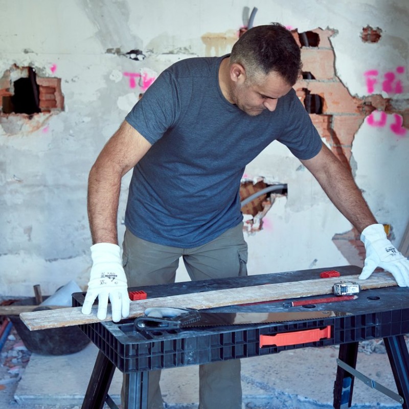 Folding workbench, adjustable in 3 heights / FWB01