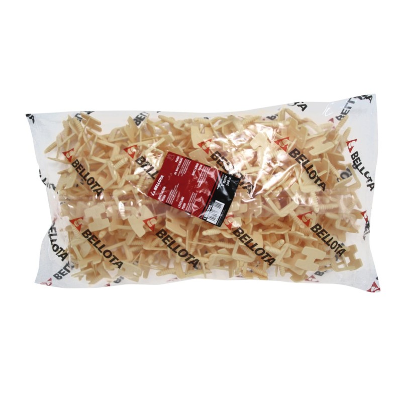 Ceramic levelling chock for 1 mm Push&Level wedge system for 20 mm ceramics - 200 units bag / LSS010S