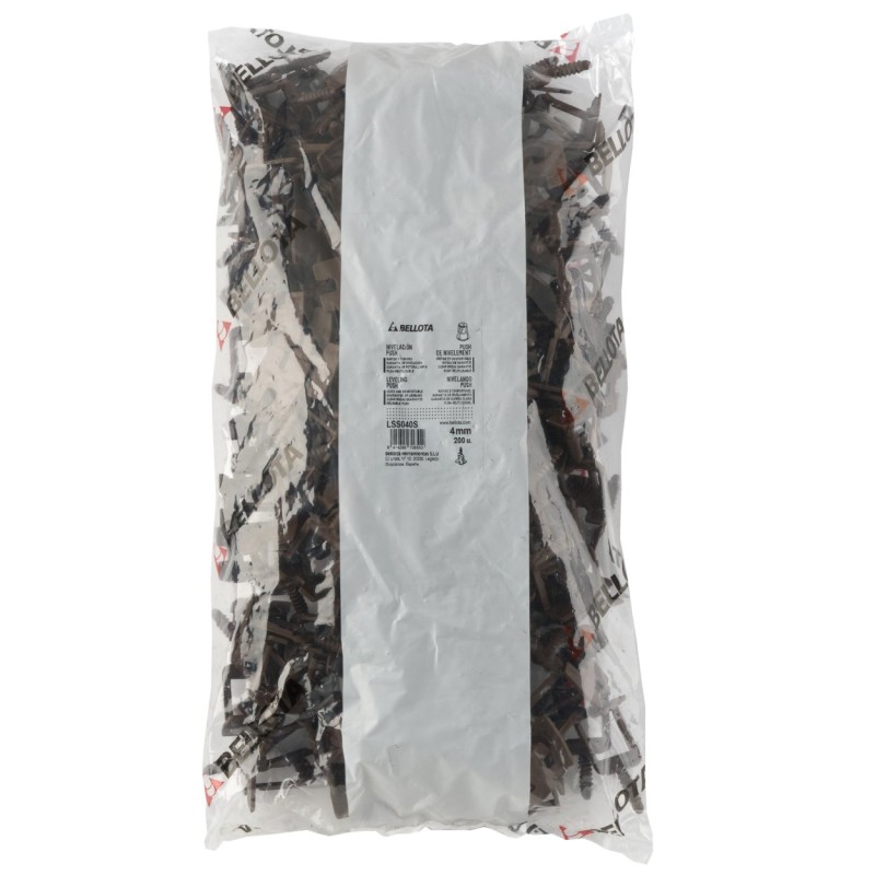 Ceramic levelling chock for 4 mm Push&Level wedge system for 20 mm ceramics - 200 units bag / LSS040S