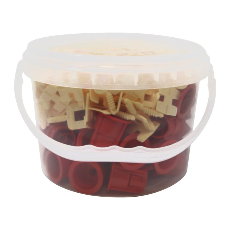 Ceramic levelling kit for 2 mm Push&Level wedge system - 100 chocks + 50 PUSH / LSSKIT020