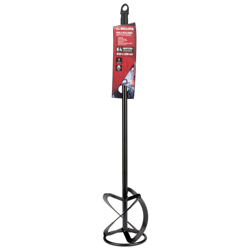 K4 mixing rod, 120mm diameter, with metric 14 (M14) coupling for mortars / MK4120M14