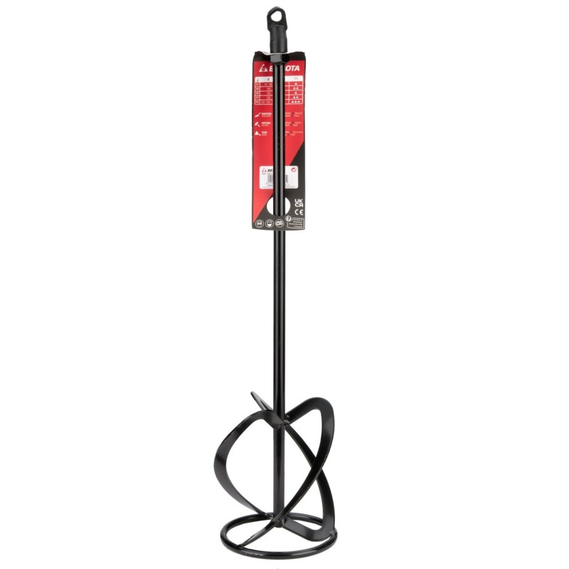 K4 mixing rod, 140 mm diameter, with metric 14 (M14) coupling for mortars / MK4140M14