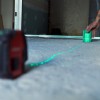 30 m green cross laser level with plumb line for levelling work / NIV30V