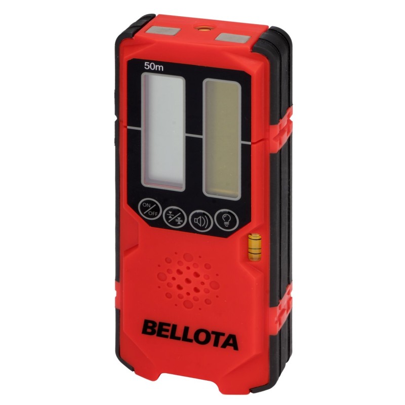 Laser level receiver up to 50 m, red and green / NIVRECEP