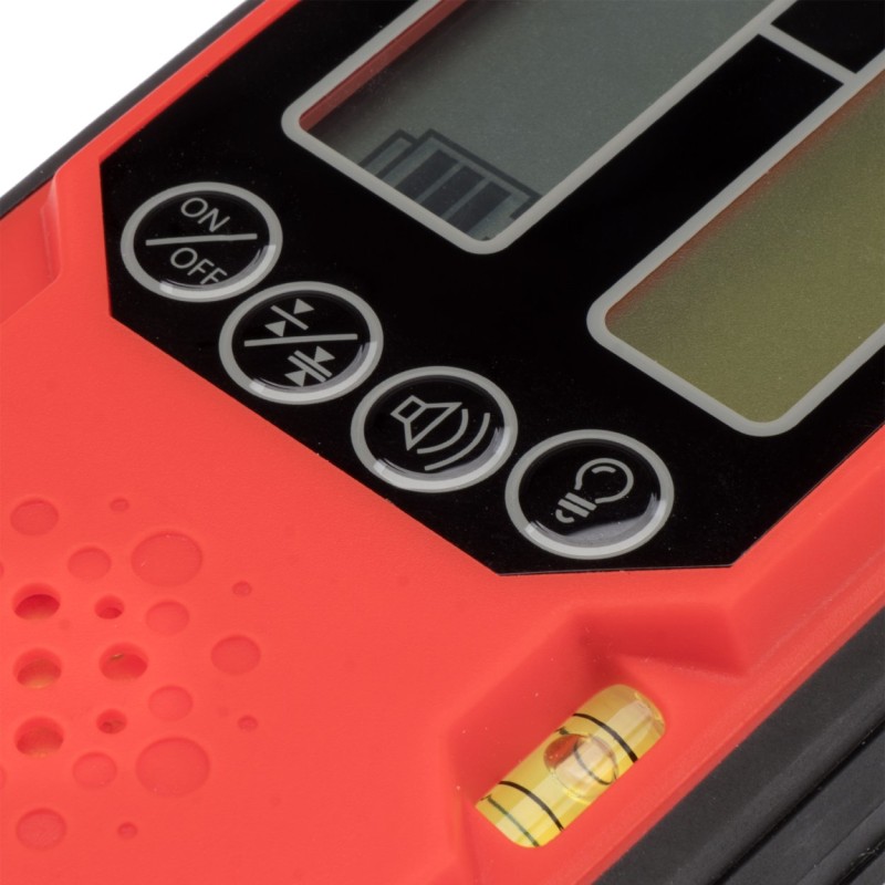 Laser level receiver up to 50 m, red and green / NIVRECEP
