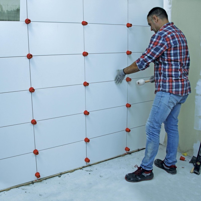 Ceramic levelling chock for 2 mm Push&Level wedge system - 200 units bag / LSS020