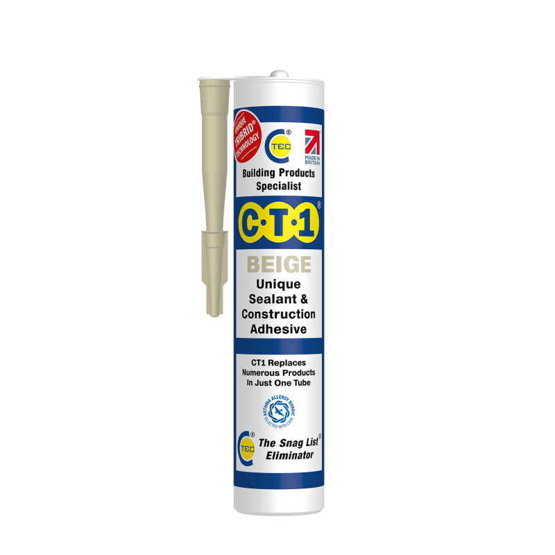 C-Tec CT1 Beige TRIBRID® Multi Purpose Sealant & Adhesive 290ml