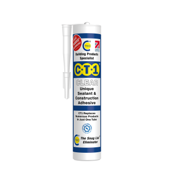 C-Tec CT1 Clear TRIBRID® Multi Purpose Sealant & Adhesive 290ml