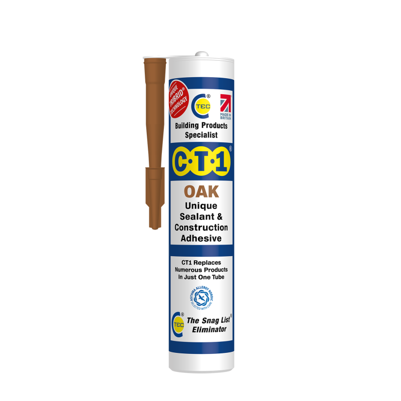 C-Tec CT1 Oak TRIBRID® Multi Purpose Sealant & Adhesive - 290ml | Sealant & Adhesive