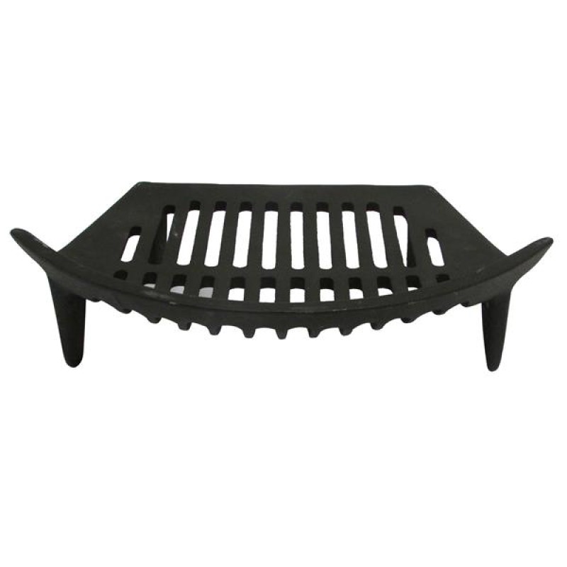 Home Collection 18" Black Cast Iron Fire Grate