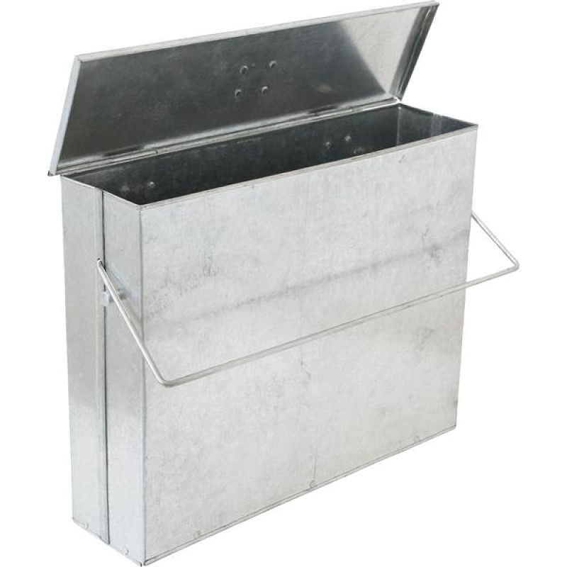 Home Collection Galvanised Ash Storage Box