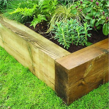 The Garden Collection Railway Sleepers 200MM x 100MM x 2.4M