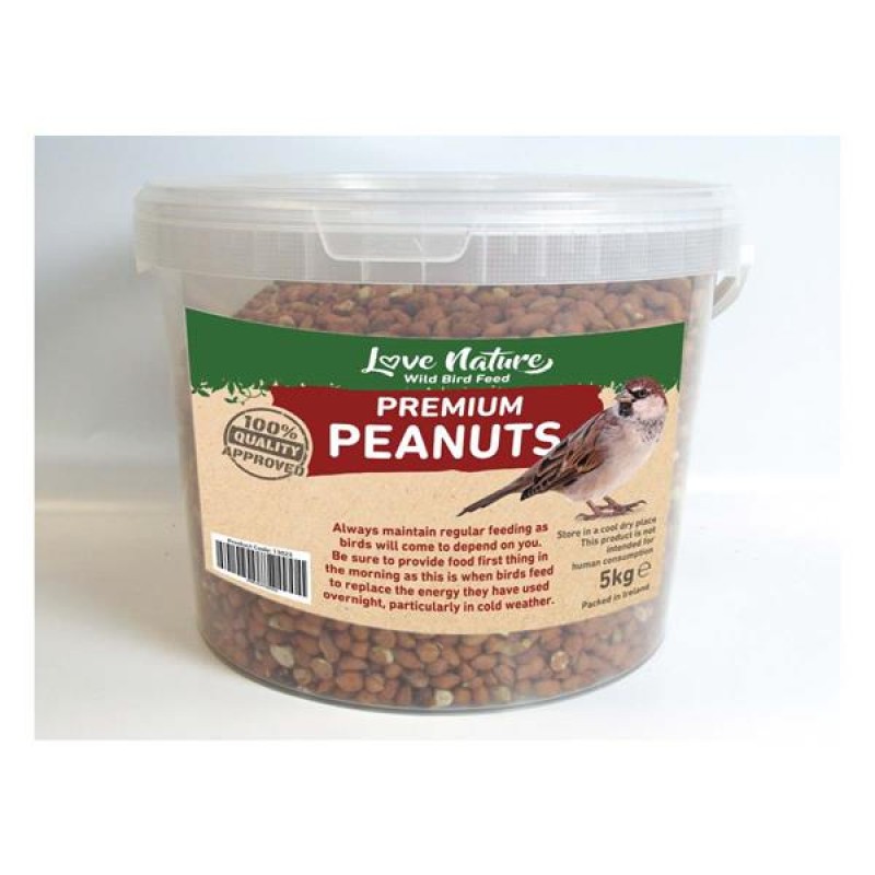 Love Nature Bird Peanuts 5KG Bucket
