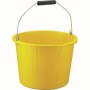 3 Gallon Yellow Heavy Duty Plastic Bucket With Metal Handle