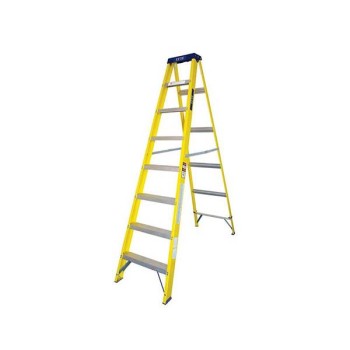 Fibreglass Step Ladder Single-Sided 8 Steps