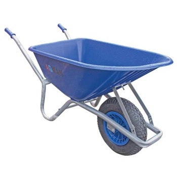 Wheelbarrow 100Lt PVC Body Blue