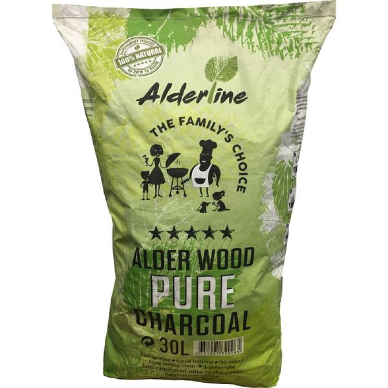 Alderline Alder Wood Pure Charcoal 30L Bag