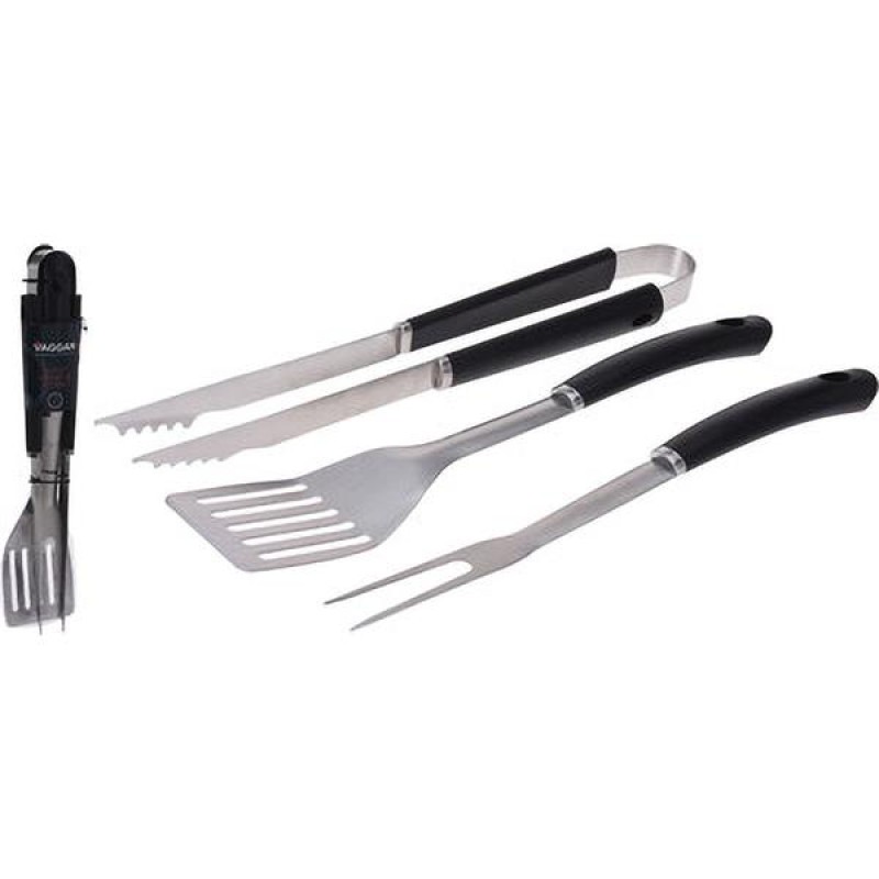 The Garden Collection 3 Piece BBQ Cooking Utensil Set