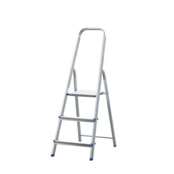 Buildworx Aluminium Folding 3 Step Ladder